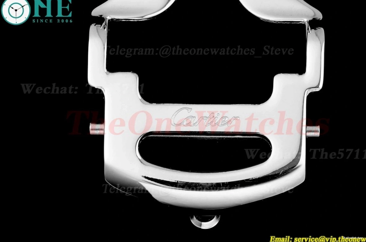 Cartier 30mm AF Dial Ladies Quartz De RG LE White Black Pasha 0303